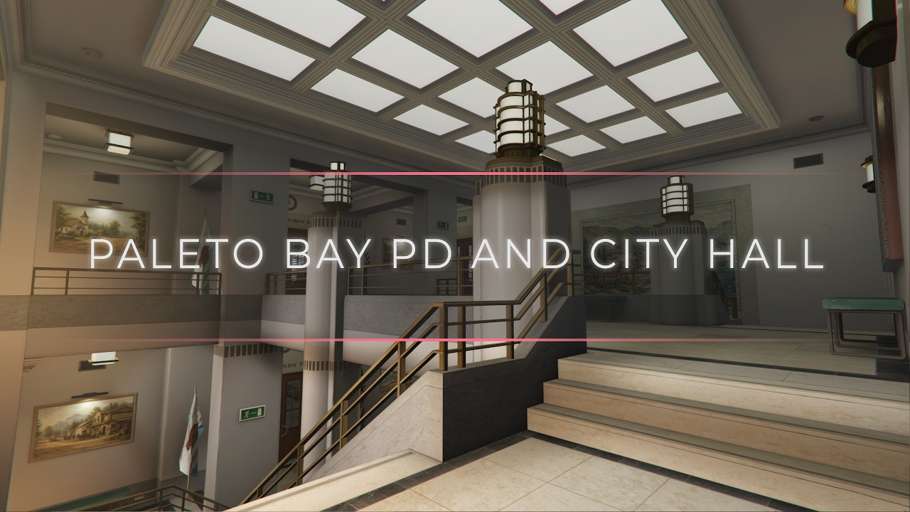 Paleto Bay PD and City Hall 9 FiveM Mod Paleto Bay PD and City Hall 9