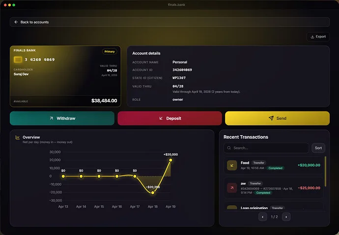 Advanced Banking Script