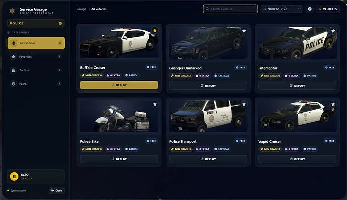 Advanced Job Garage