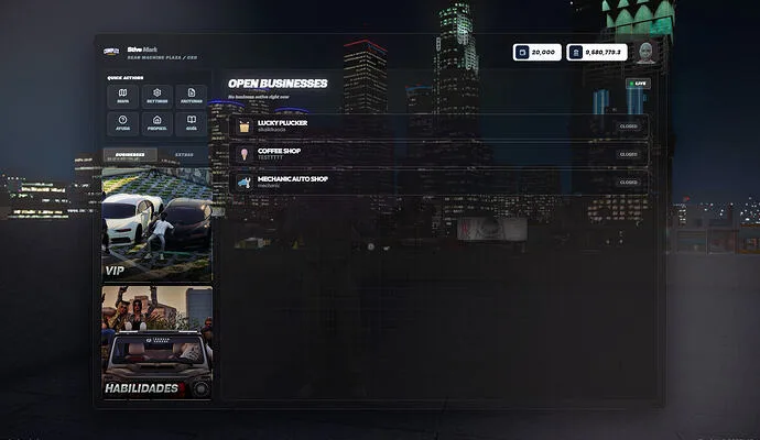 FiveM Pause Menu Script