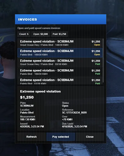 Speed Camera - Version 1.1.0