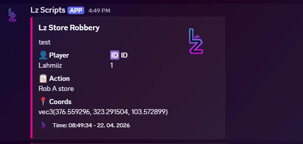 Lz- Store Robbery