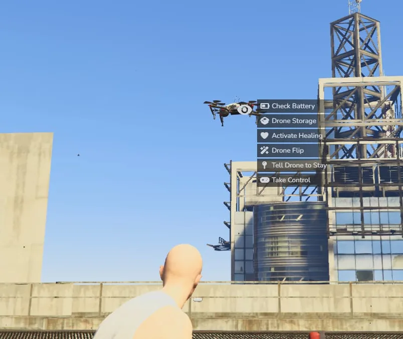 - A companion drone script