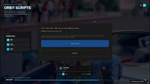 Orbit Loading Screen - Fully Configurable FiveM Loading Screen