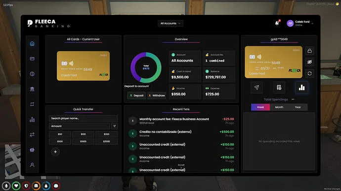 PC-Banking Script (Shared Account | Standing Orders | Society Salary | Loans | Credit Cards | Lb phone App) [ESX | QBCore | QBox]