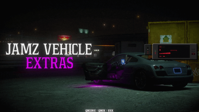 JamzVehicleExtras β Vehicle Upgrades & Immersion Pack