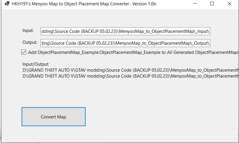Menyoo Map to Object Placement Map Converter