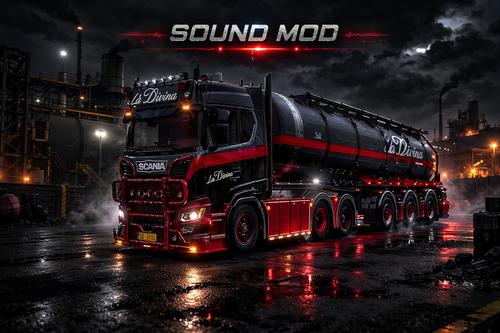 SCANIA V STRAIGHT PIPE - SOUND MOD