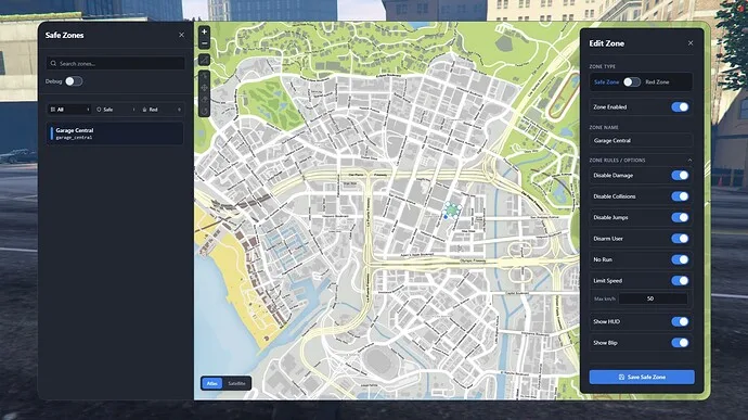 Secure Zones Creator V | Safe Zone & Red Zone