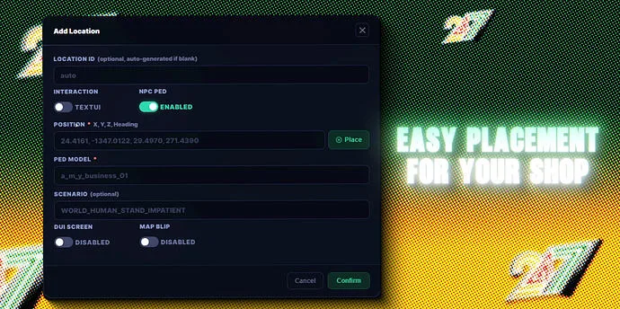 🛒 Shops Creator | Build Any Shop in-game IN Seconds | DUI Support, In-game Creator, EBT Card, Loyalty Points, more