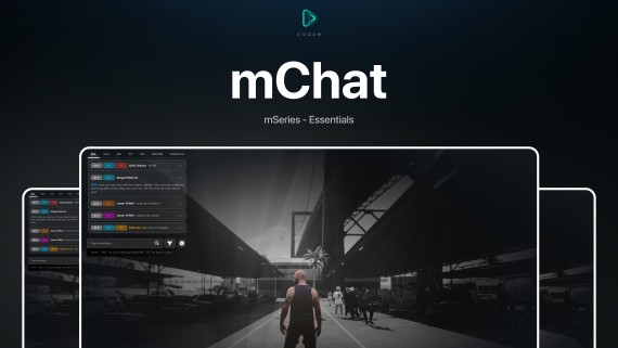 CodeM mChat — Advanced Chat System product preview for ESX FiveM servers