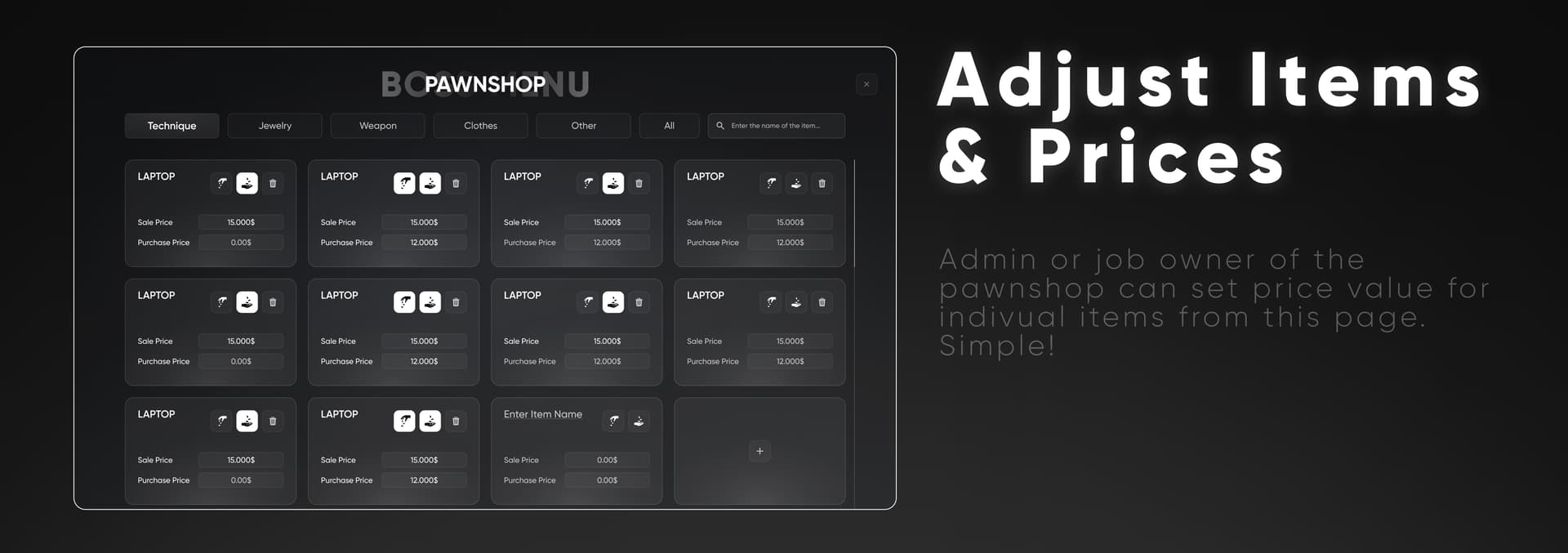 FiveM Mod CodeM xPawnshop — Advanced Pawn Shop Script