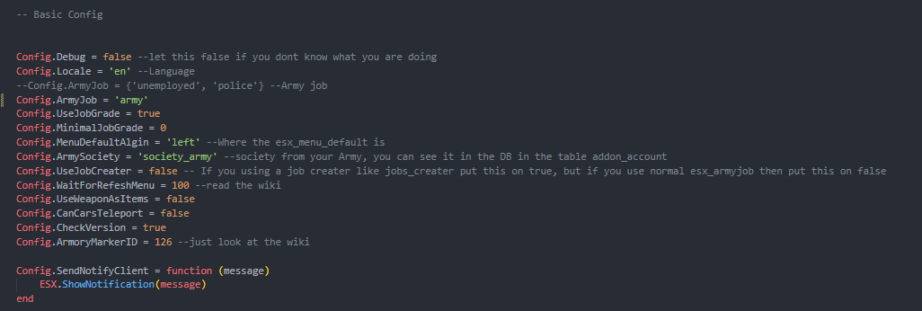 ESX Army Job ESX FiveM Script