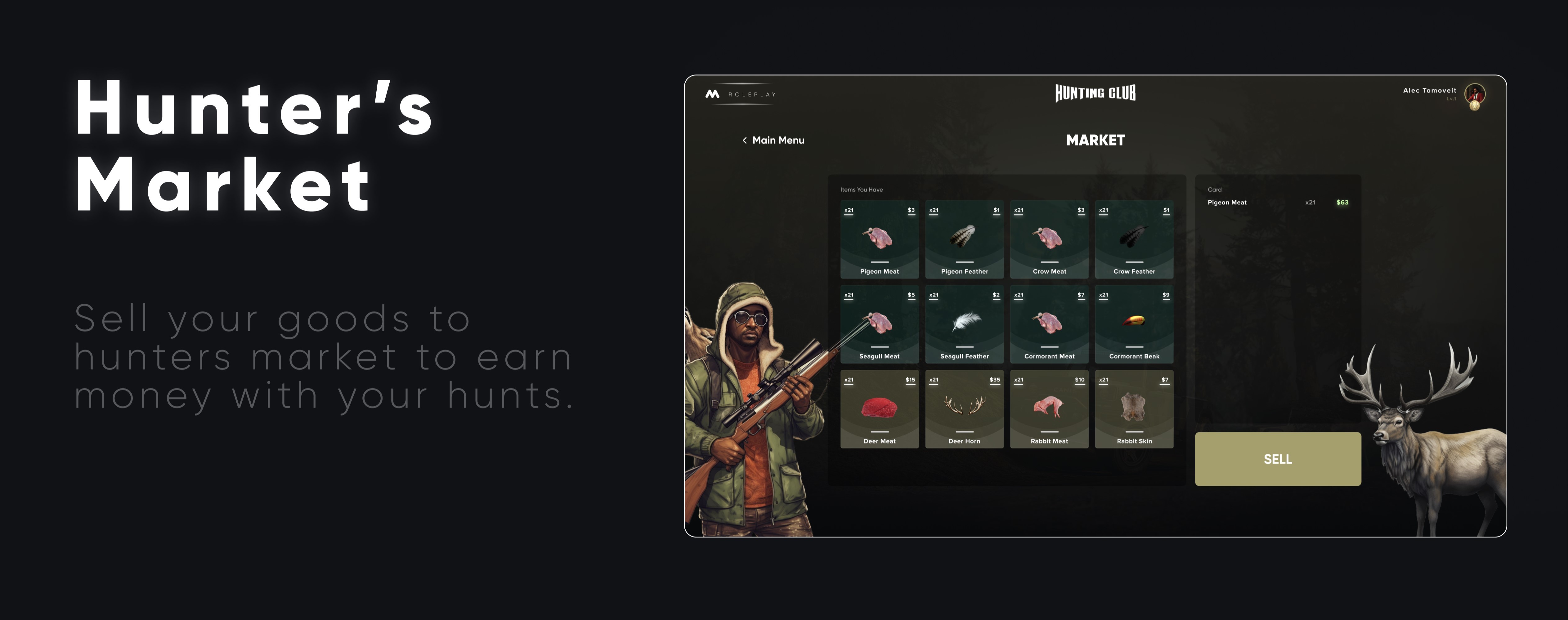 CodeM mHunting — Hunting & Wildlife System FiveM Mod CodeM mHunting — Hunting & Wildlife System