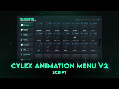 Menu d'animation FiveM Mod Cylex V2 (duplique archivée) 3