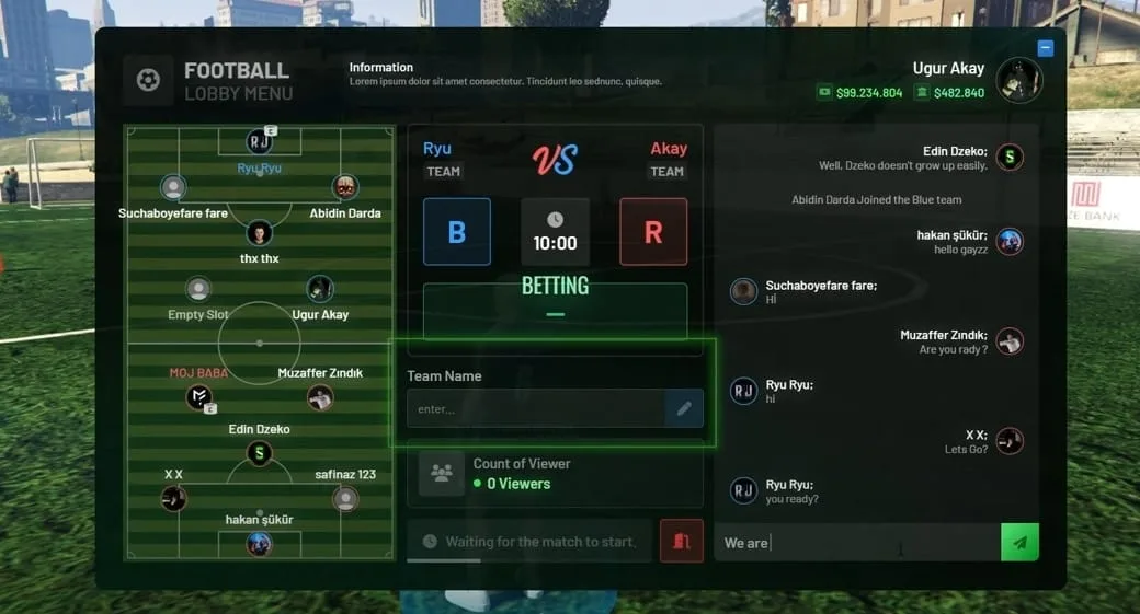 ak4y Football / Soccer Script FiveM Script - qbcore 2