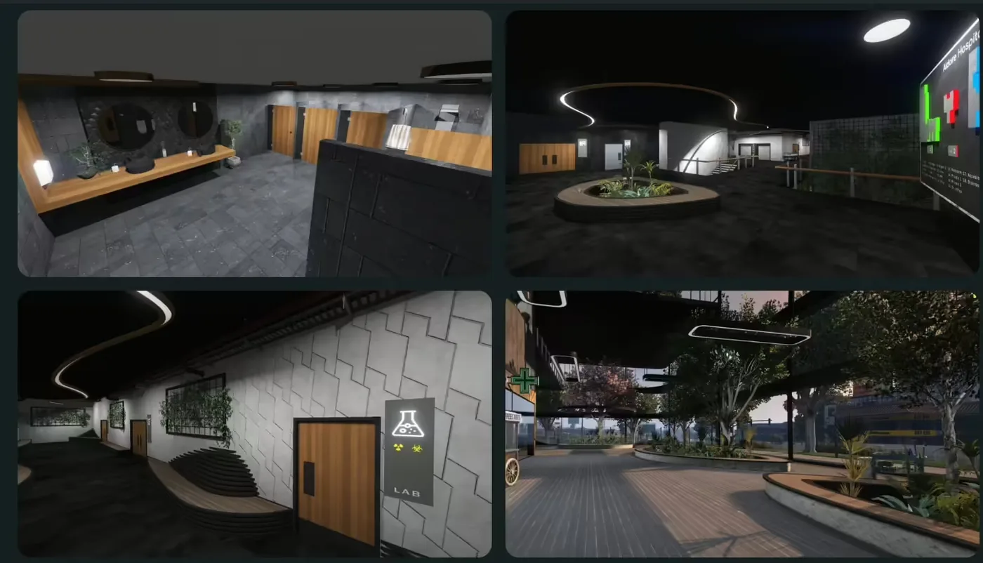 Aldore Hospital MLO FiveM Script - esx 3