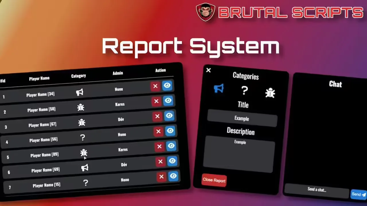Brutal Report System