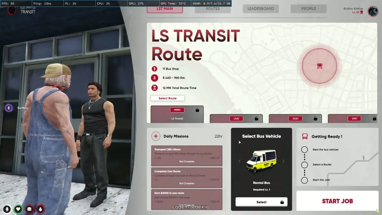 CodeM LSTransit FiveM Script - esx 3