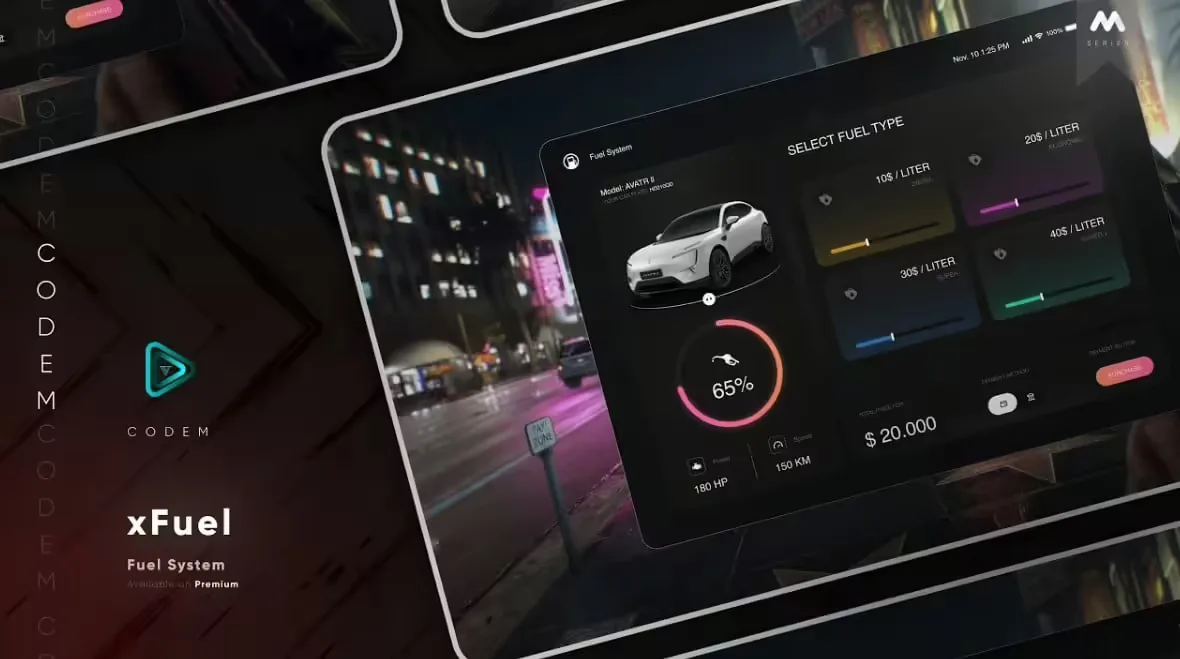 CodeM xFuel — Advanced Fuel System FiveM Script - esx 3