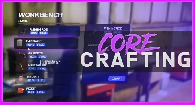 Core Crafting (QBUS) FiveM Script - qbcore