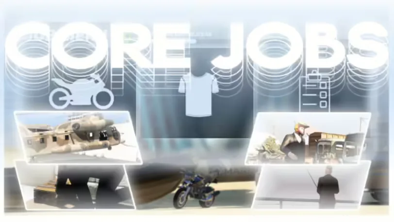 Core Jobs product preview for esx FiveM servers
