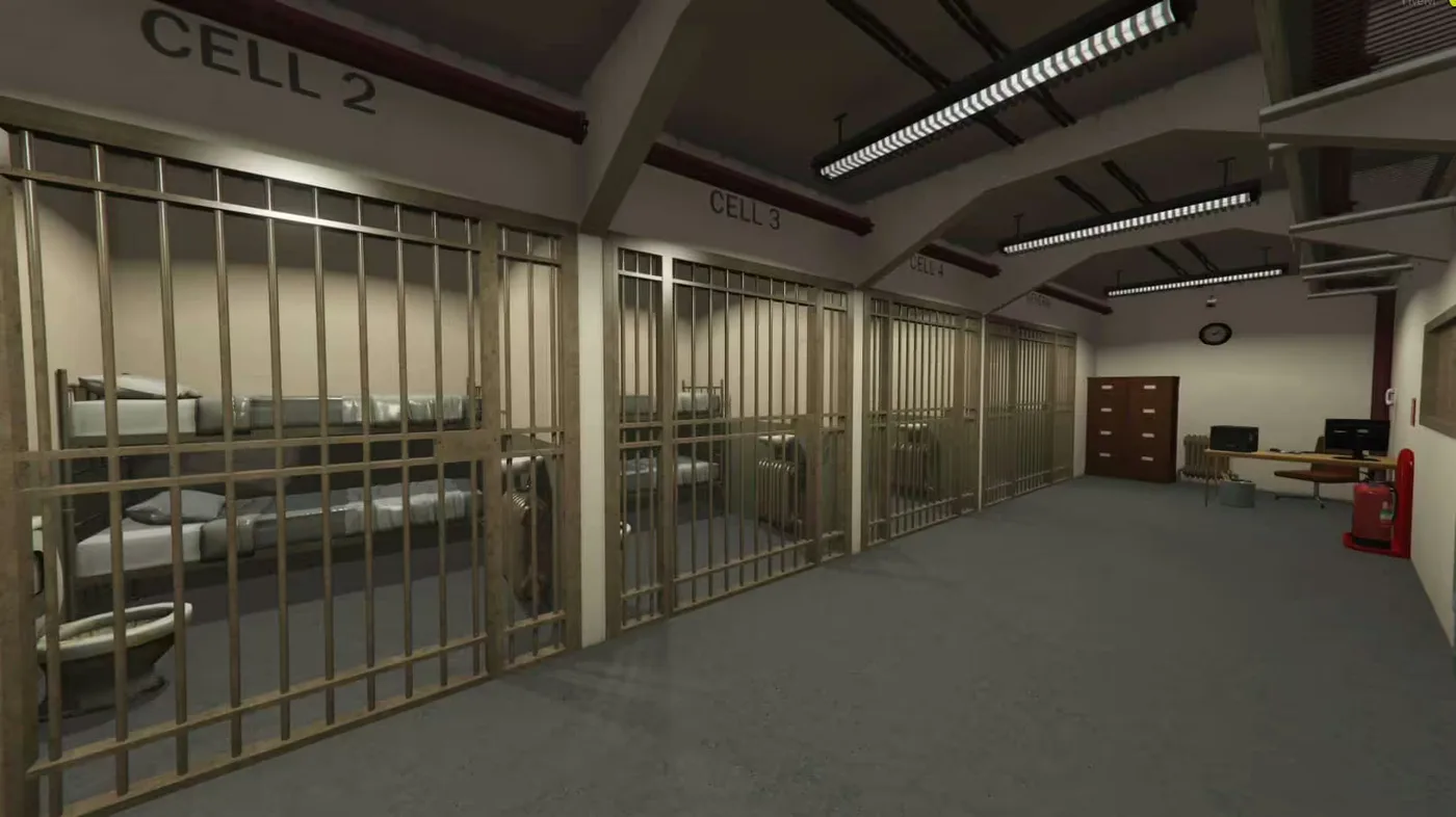 Davis Sheriffs Station [MLO] + LSPD Theme FiveM Script - esx 8