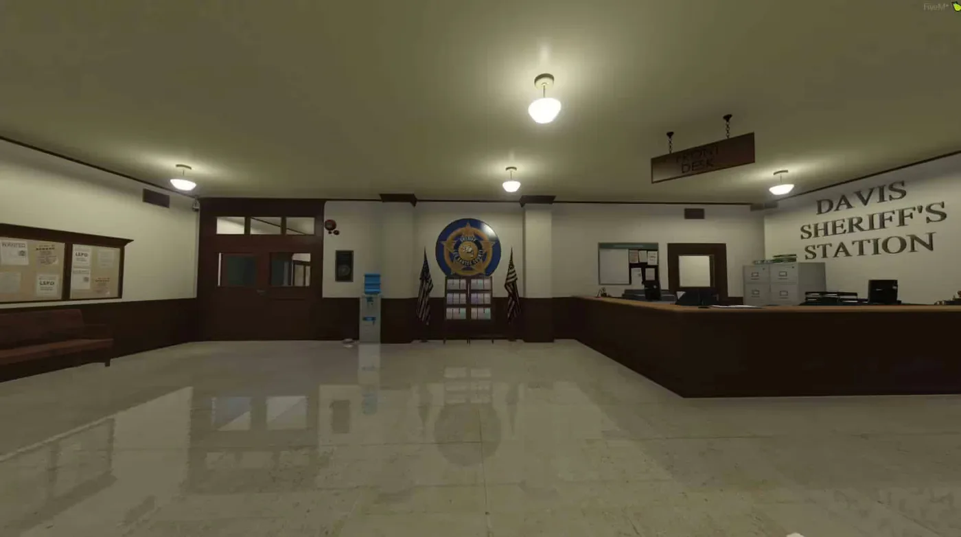 Davis Sheriffs Station [MLO] + LSPD Theme FiveM Script - esx 4