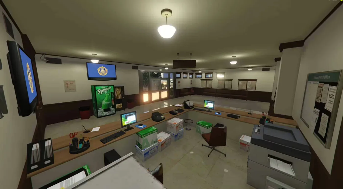 Davis Sheriffs Station [MLO] + LSPD Theme FiveM Script - esx 3