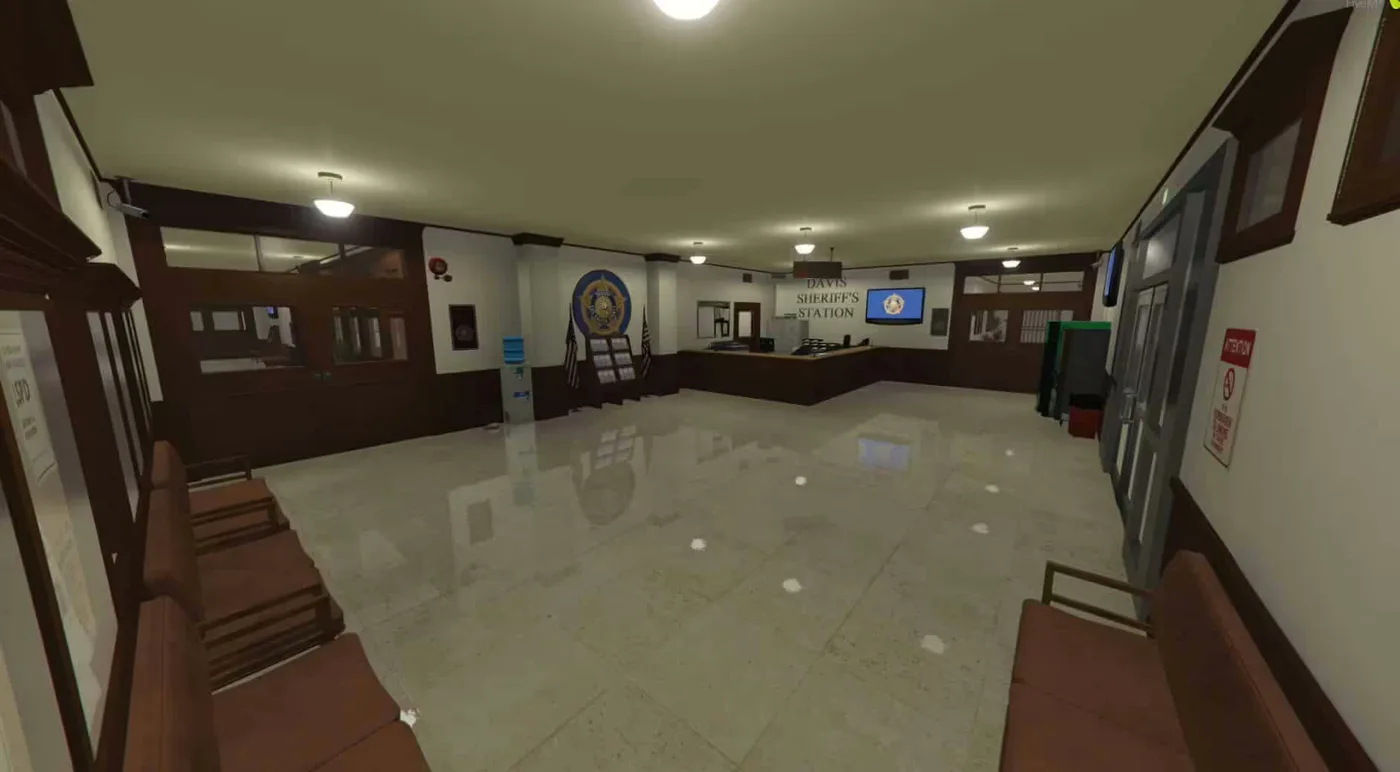 Davis Sheriffs Station [MLO] + LSPD Theme FiveM Script - esx 2
