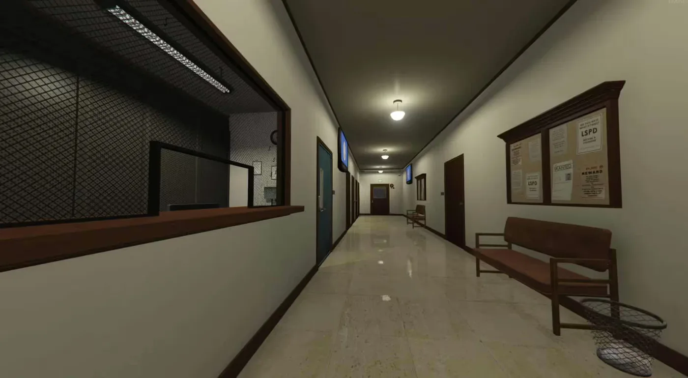Davis Sheriffs Station [MLO] + LSPD Theme FiveM Script - esx 6