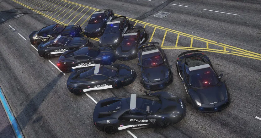 Debadged Police Pursuit Car Pack | 10 Vehicles FiveM Script - esx 9