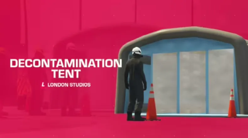 Decontamination Tent product preview for esx FiveM servers