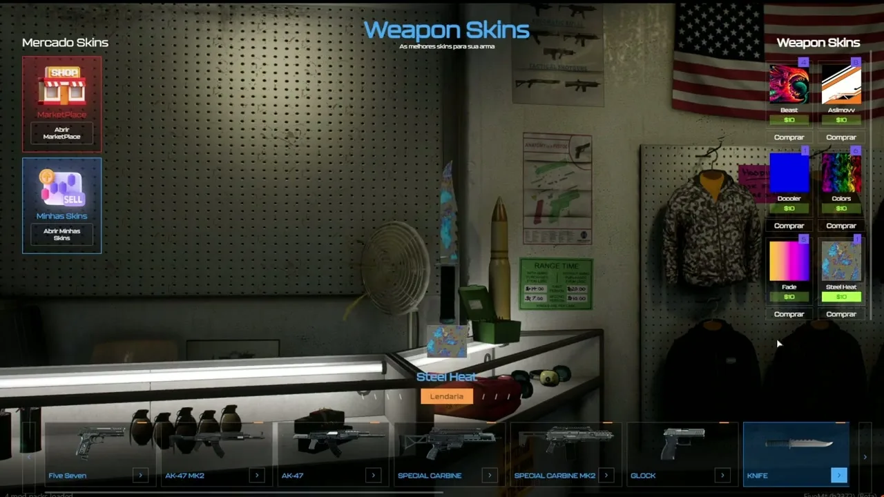 Energy Skins Weapons V2 - ESX - QBCORE FiveM Script - esx 4