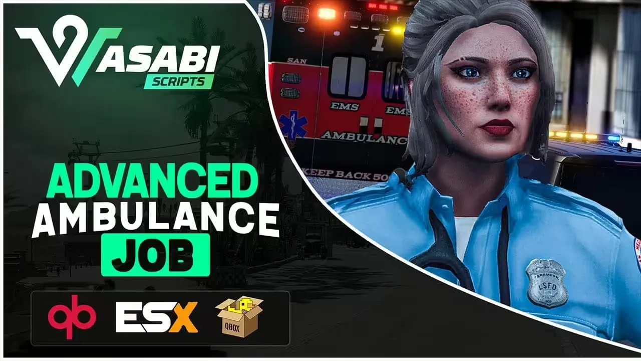 Advanced Ambulance Job FiveM Script - esx 4