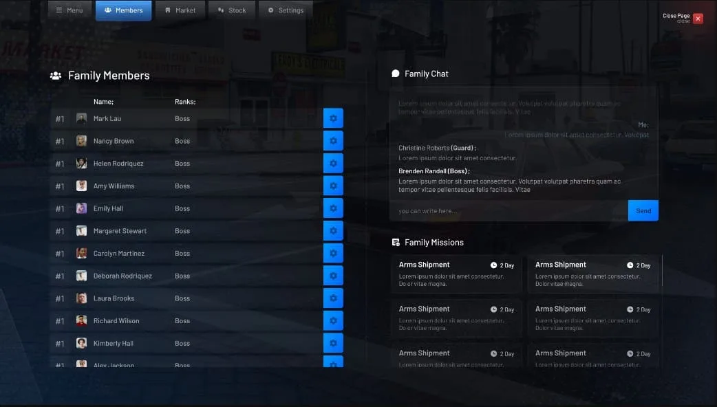 Family / Gang System (ESX) FiveM Script - esx 2