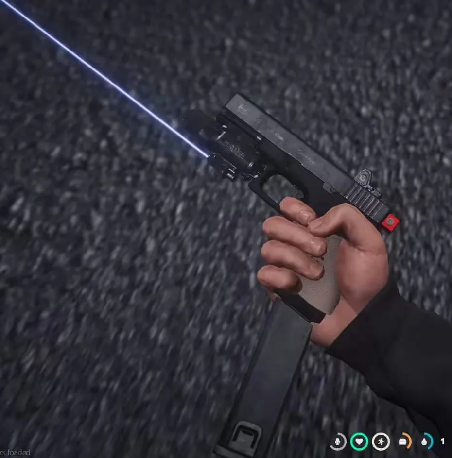 Glock with Switch and Beam - Improved FiveM Weapon Addon FiveM Script - standalone 2