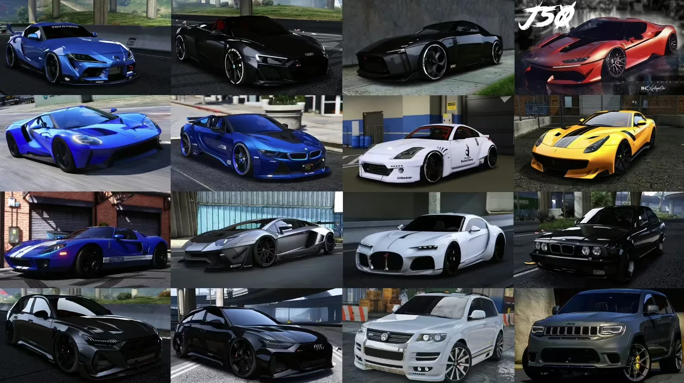 GTA 5 Ultimate Car Pack FiveM Script - esx 3