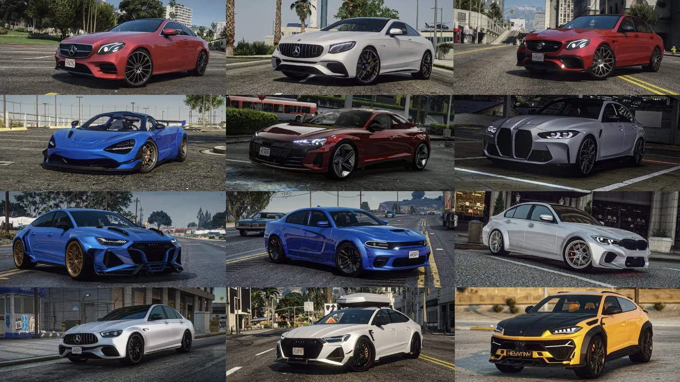 GTA 5 Ultimate Car Pack FiveM Script - esx 6