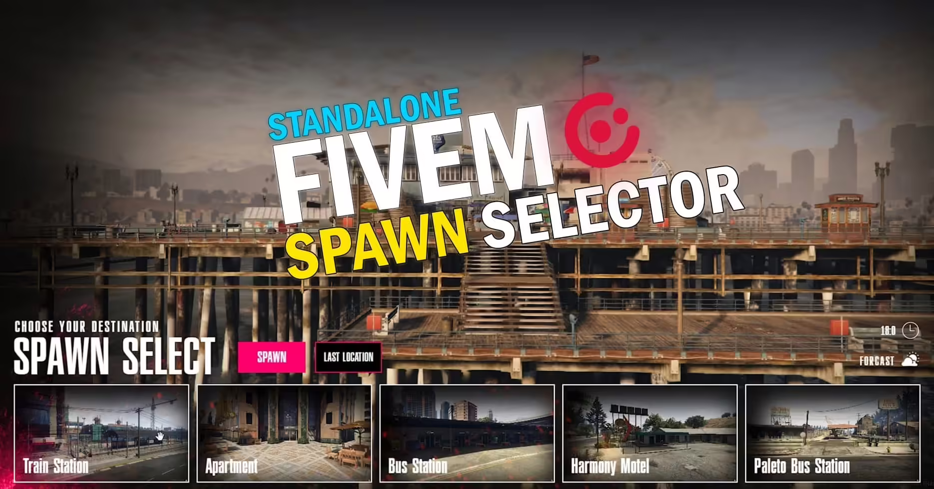 Spawn Selector with Modern Design
