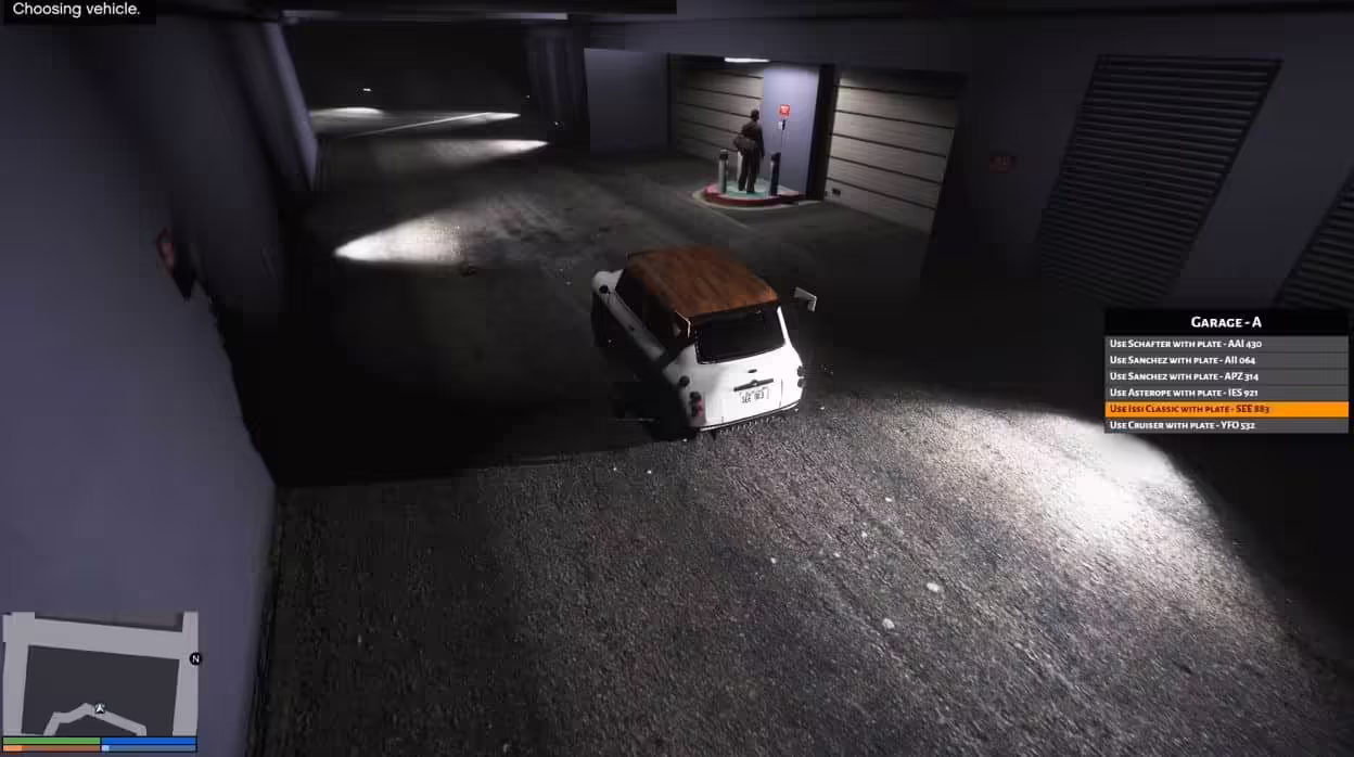 ESX Garages product preview for esx FiveM servers