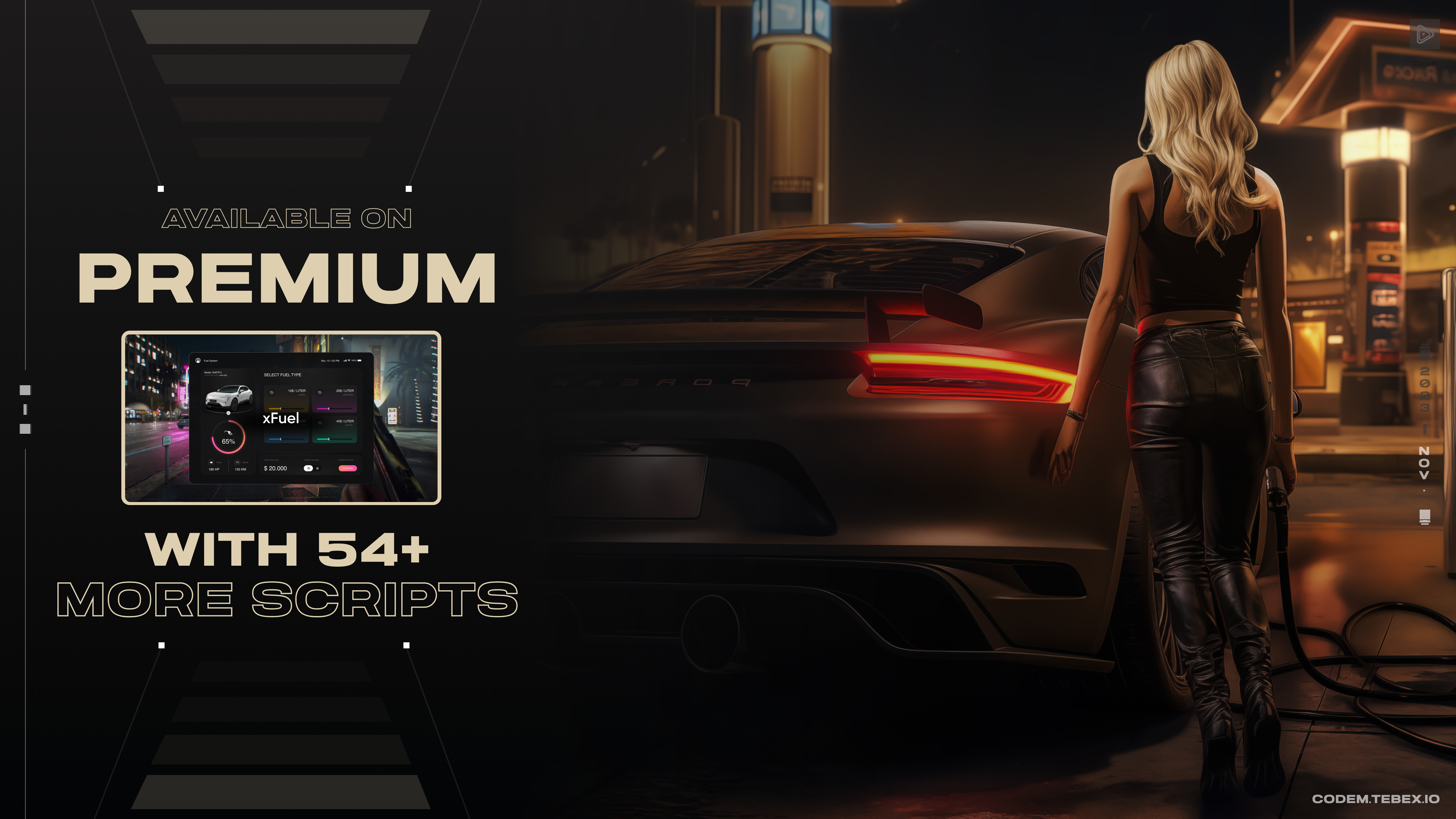 CodeM xFuel — Advanced Fuel System FiveM Script - esx 2