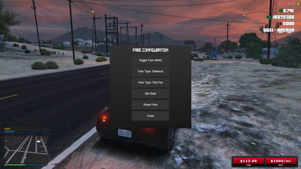 NoPixel Taximeter Script — ESX FiveM