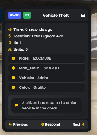 NoPixel Dispatch System — ESX FiveM