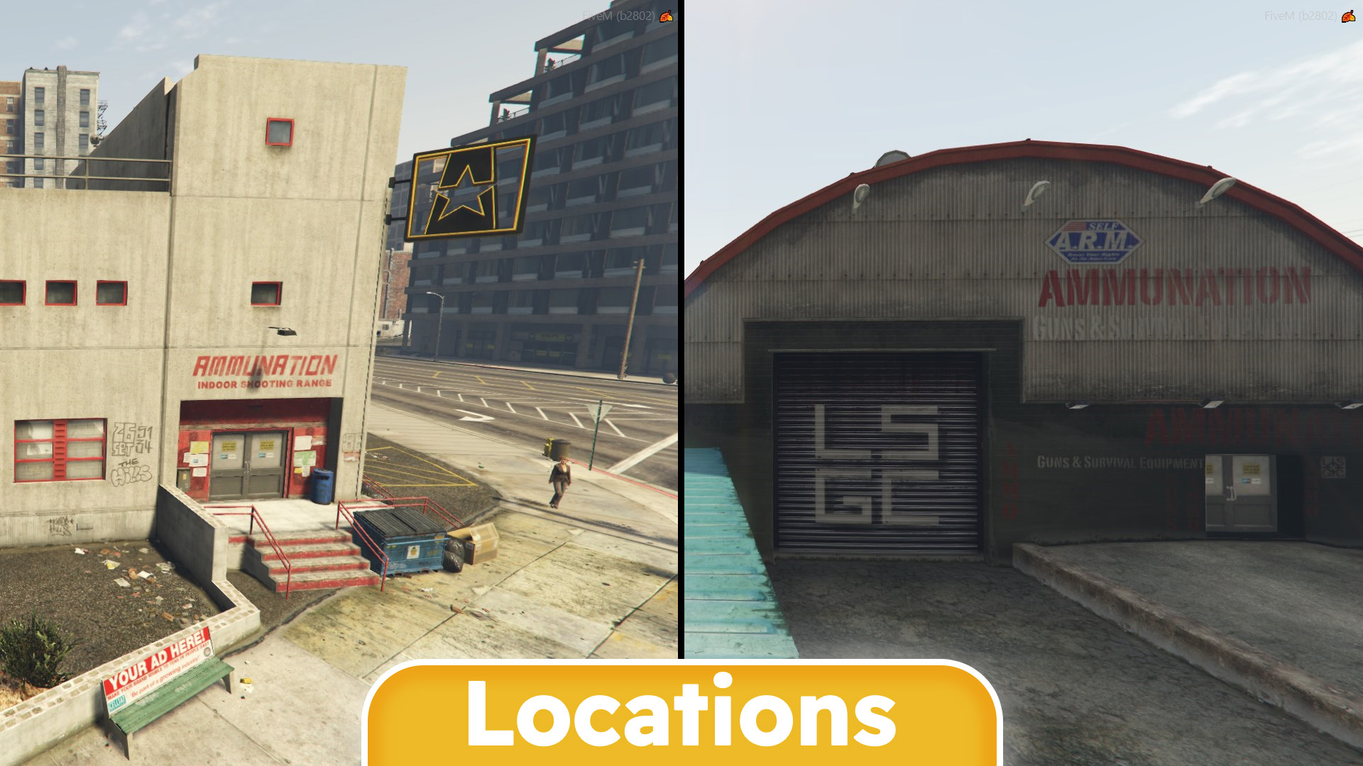 KingMaps Ammunation MLO - 11 Locations