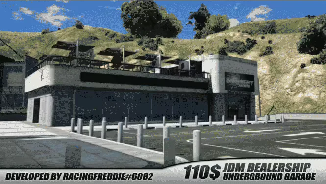 JDM Dealership product preview for esx FiveM servers