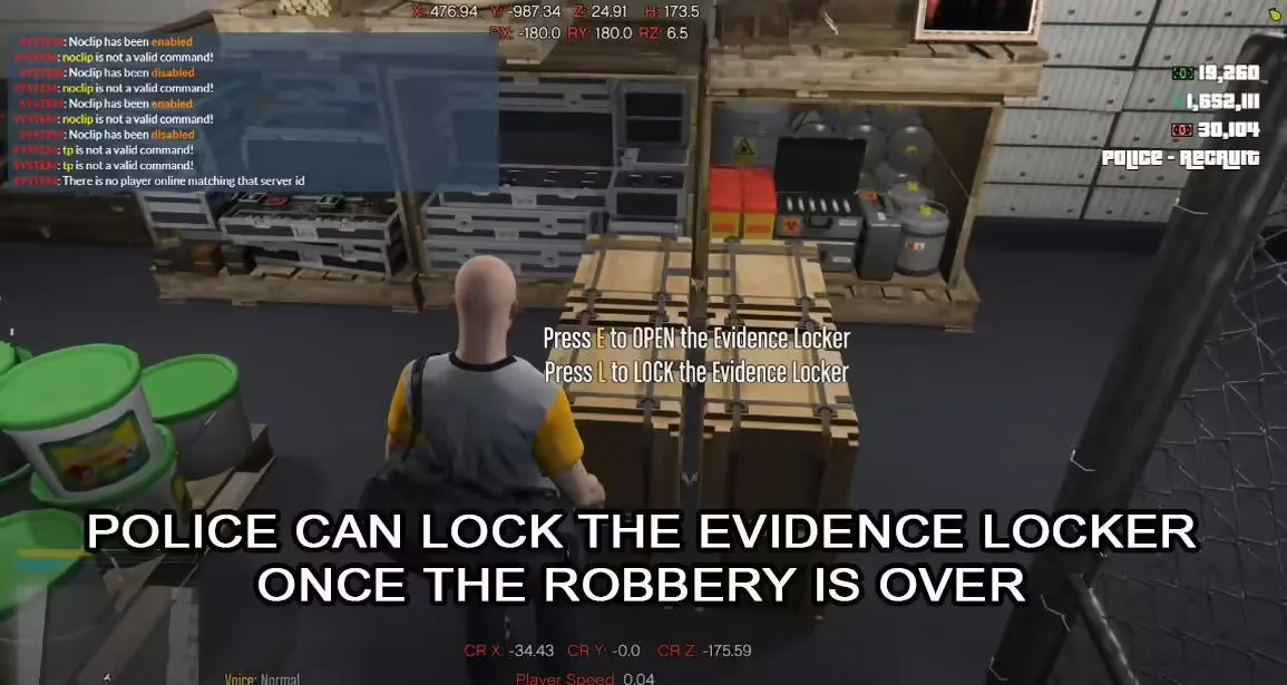 Law Enforcement: Evidence Lockers FiveM Script - esx 2