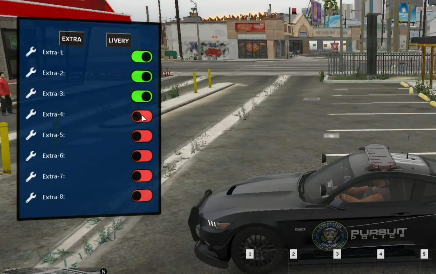 Livery UI for Police FiveM Script - esx 2