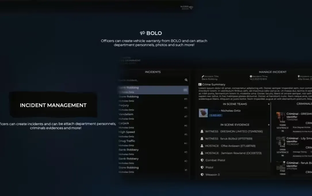 LS MDT (ESX/QB) FiveM Script - esx 4