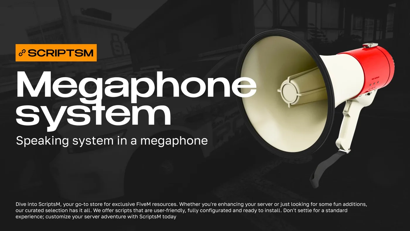 Megaphone Mod (Vehicle & Handheld)